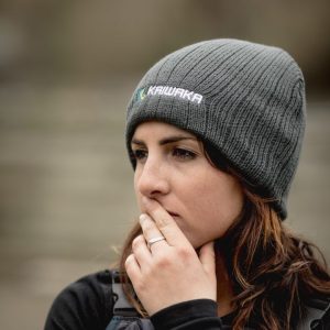 Alternative view of Kaiwaka Cable Knit Beanie Grey