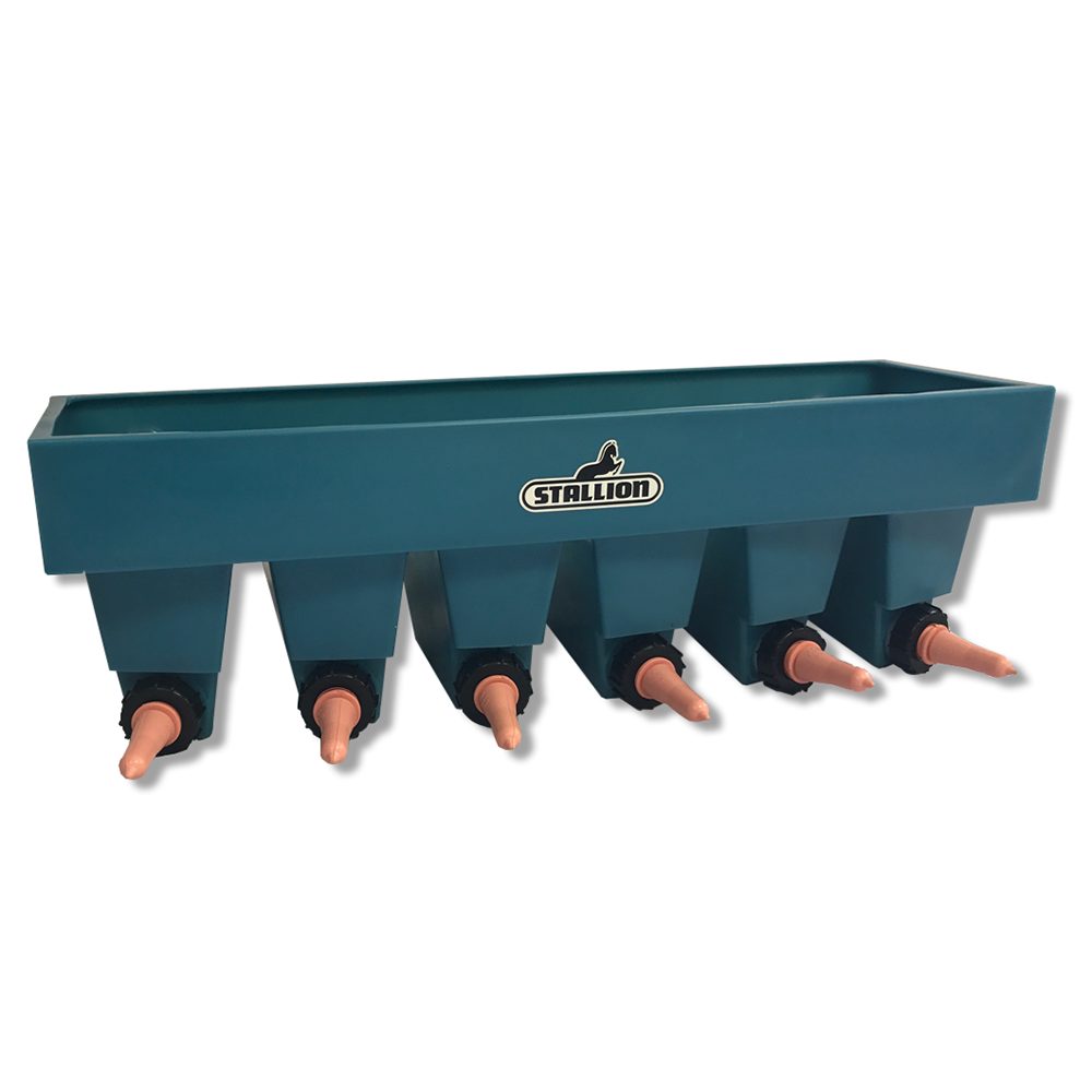Stallion MM6 Compartmentalised Feeder 6 Teat