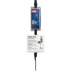 Alternative view of PEL 101B Battery Energiser with Solar Kit