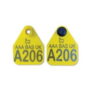 Small Flag Alpaca Tag